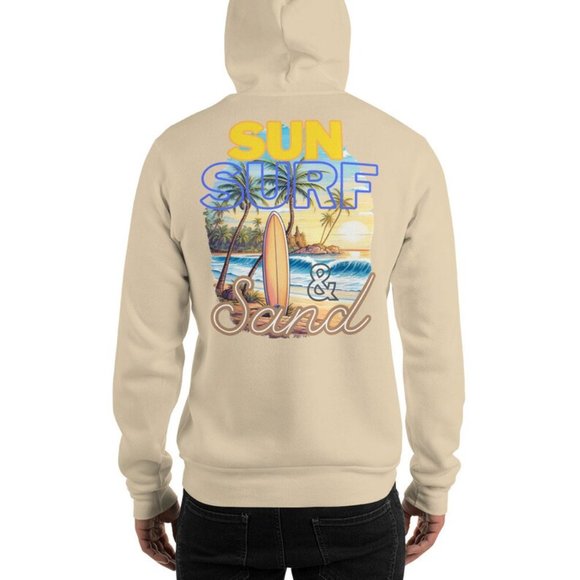 MUDPUPS SUN SURF & SAND Trendy Custom Aesthetic Oversized Ocean Beach Coverup - Picture 7 of 10